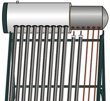 TERMO SOLAR PRESURIZADO HEAT PIPE 
